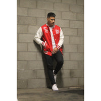 Red Champions Varsity Jacket