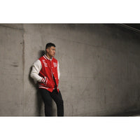 Red Champions Varsity Jacket