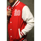 Red Champions Varsity Jacket