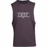 New Charcoal Dynamic Sleeveless Tee