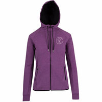 Purple Marl Elite Zip Up Hoodie